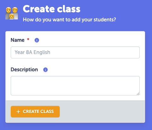 FS Create class form