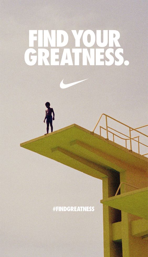 Nike Find Your Greatness diving board long
