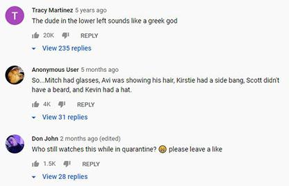 YouTube Comments