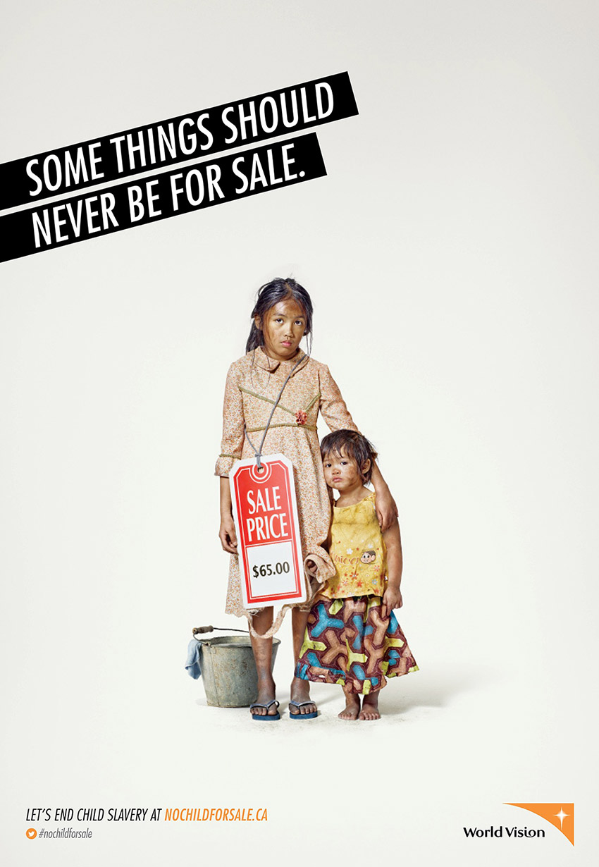 World Vision child slavery ad 2