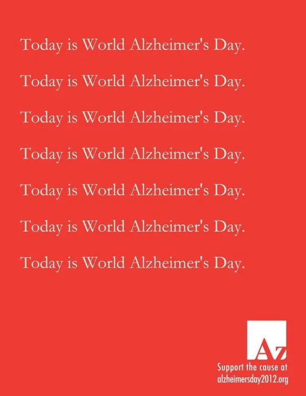 This is World Alzheimer's Day