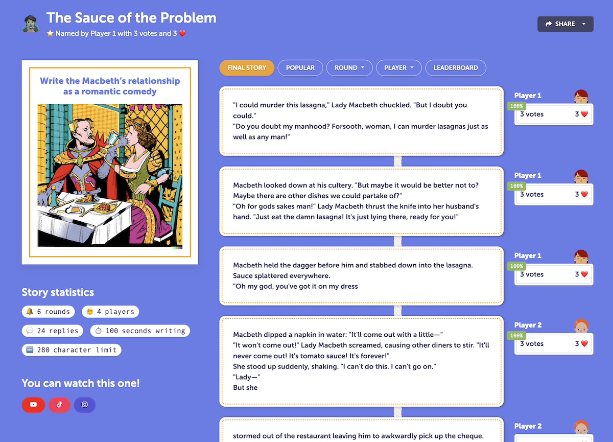 Screenshot Sauce of the Problem Frankenstories copy