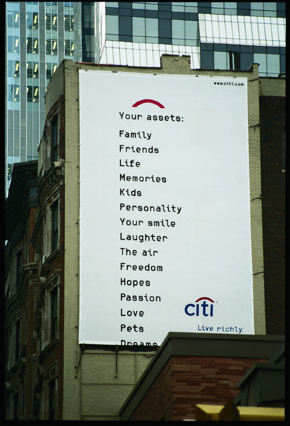 Citibank assets ad