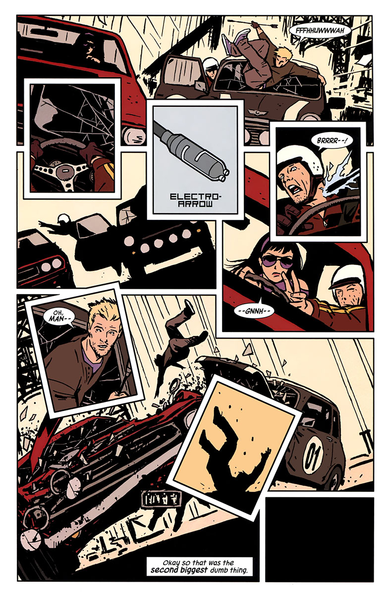 Hawkeye comic page