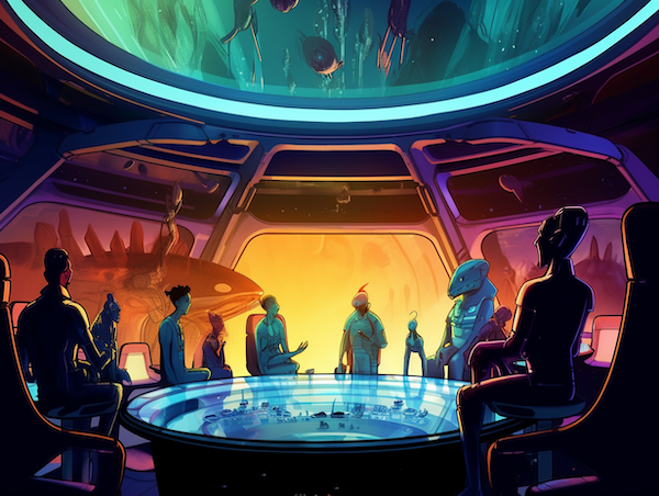Alien council meeting 2