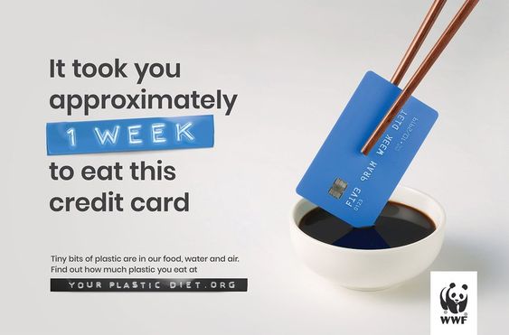 Credit card plastic